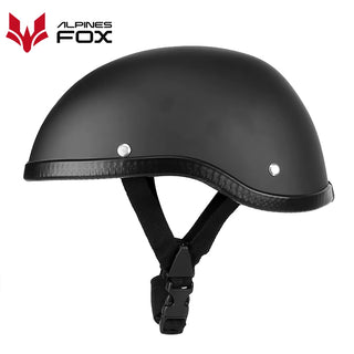 Stylish Retro Half Helmet for Motorbike Riders - DOT Certified, Unisex, Lightweight & Comfortable for Summer Adventures
