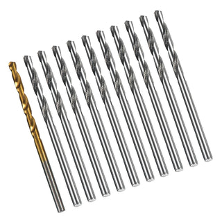 Premium 50PCS HSS Twist Drill & Mini Extractor Bit Set - Titanium Coated for Precision Metal & Wood Drilling (1-3mm)