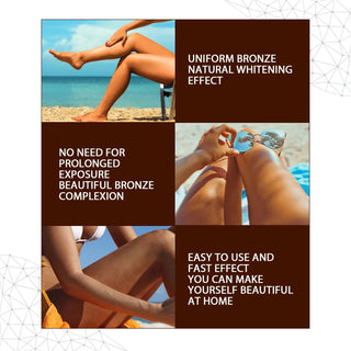 Intensive Bronzing Tanning Accelerator Spray - Long-Lasting Sunless Self Tanner.