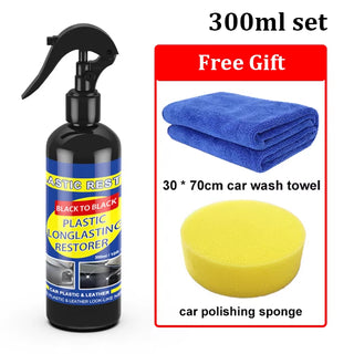 Ultimate Plastic & Trim Restorer – Back to Black Restoring Polish for Cars, Leather & Vinyl