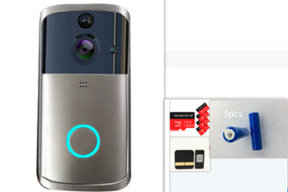 Smart Video Doorbell with 4.3" IPS Screen – 2.4G Wireless, Infrared Night Vision & Two-Way Video Intercom