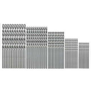 Premium 50PCS HSS Twist Drill & Mini Extractor Bit Set - Titanium Coated for Precision Metal & Wood Drilling (1-3mm)