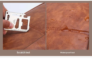PU Leather Laptop Briefcase – Waterproof Business Commuter Shoulder Bag