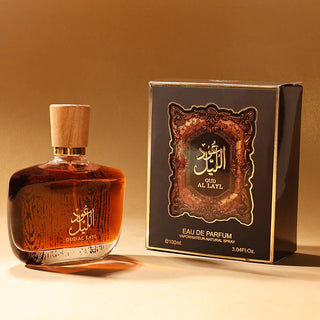 Oud Al Layl Arabic Sandalwood Eau de Parfum 100ml – Agarwood & Musk Unisex Fragrance