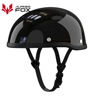 Stylish Retro Half Helmet for Motorbike Riders - DOT Certified, Unisex, Lightweight & Comfortable for Summer Adventures
