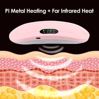 Smart Menstrual Heating Pad and Vibration Massager for Abdominal Pain Relief