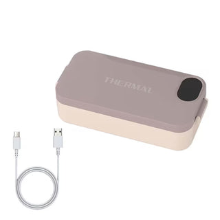 Electric Heated Lunch Box with Stainless Steel Liner | USB Powered, Select Models Rechargeable