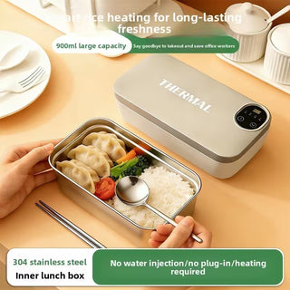Electric Heated Lunch Box with Stainless Steel Liner | USB Powered, Select Models Rechargeable