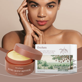 OceAura King Body Butter – Deeply Nourishing Shea Butter Moisturizer with Jojoba Seed Oil & Sweet Orange Blossom Extract for Soft, Smooth & Soothed Skin