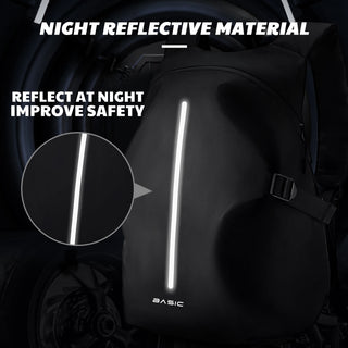 Professional Motorcycle Backpack: Waterproof Helmet Carrier and Travel Storage Solution for Men