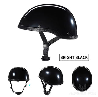 Stylish Retro Half Helmet for Motorbike Riders - DOT Certified, Unisex, Lightweight & Comfortable for Summer Adventures