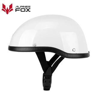 Stylish Retro Half Helmet for Motorbike Riders - DOT Certified, Unisex, Lightweight & Comfortable for Summer Adventures