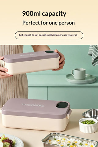 Electric Heated Lunch Box with Stainless Steel Liner | USB Powered, Select Models Rechargeable