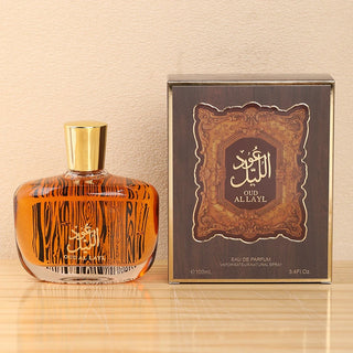Oud Al Layl Arabic Sandalwood Eau de Parfum 100ml – Agarwood & Musk Unisex Fragrance