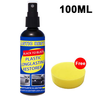 Ultimate Plastic & Trim Restorer – Back to Black Restoring Polish for Cars, Leather & Vinyl