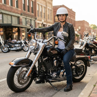 Retro ABS Half Helmet for Motorcycles & Electric Scooters – Adult Sizes S–XXL